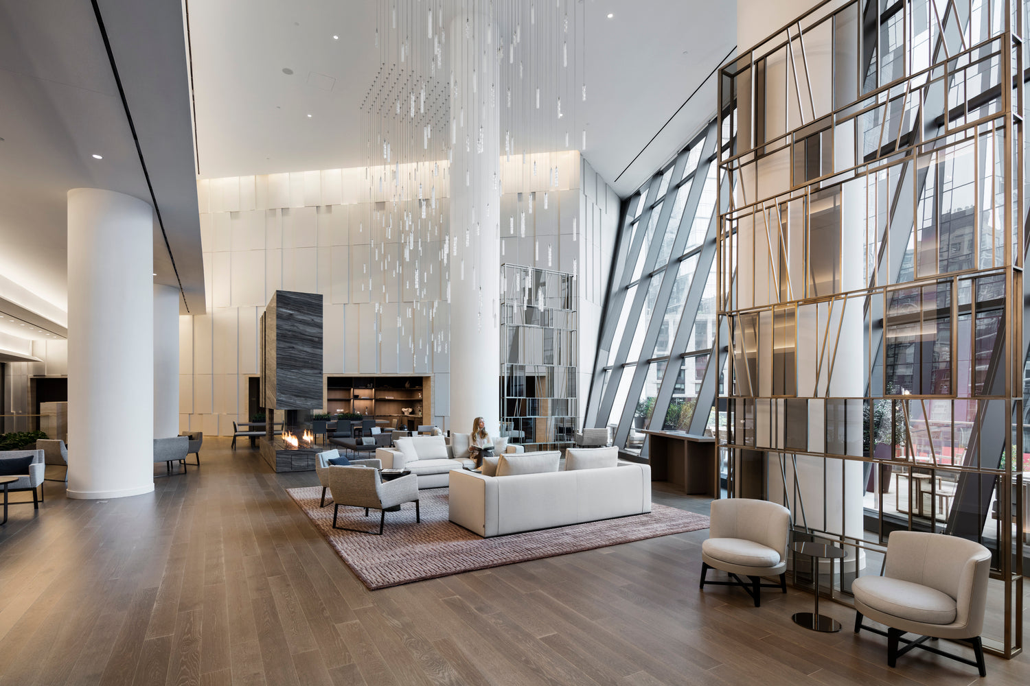 Waterline Square NYC lobby Ambient scent and diffusion by Scent Marketing Inc