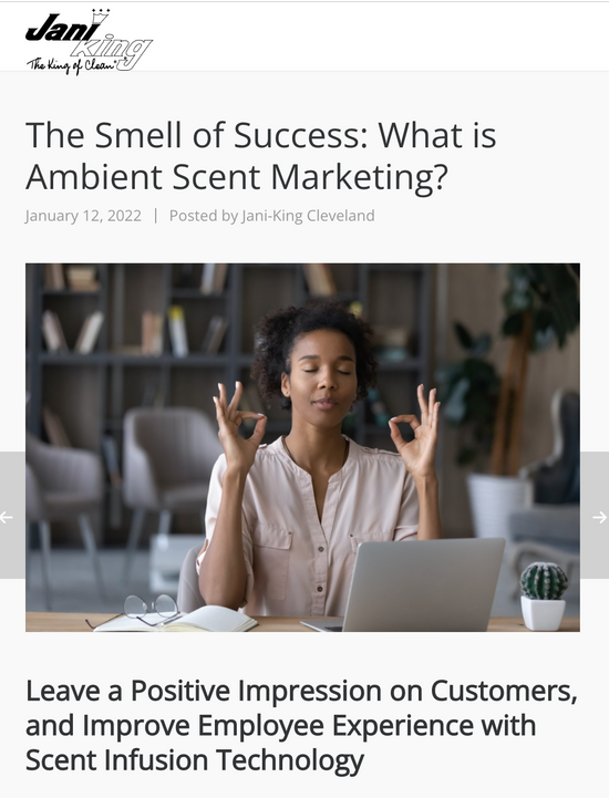 Jani King: The Smell of success: what is Ambient Scent Marketing?